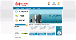 Desktop Screenshot of bayramhosting.com