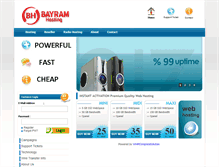 Tablet Screenshot of bayramhosting.com